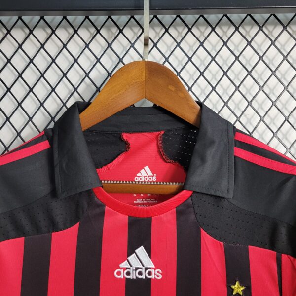 Camisola Principal A.C Milan 07/08 Retro - Image 5
