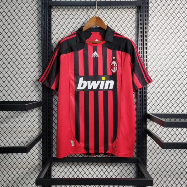 Camisola Principal A.C Milan 07/08 Retro