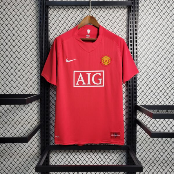 Camisola Principal Man United 07/08 Retro