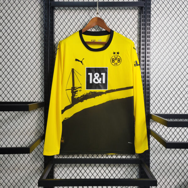 Camisola Borussia Dortmund Principal Manga Longa 23/24