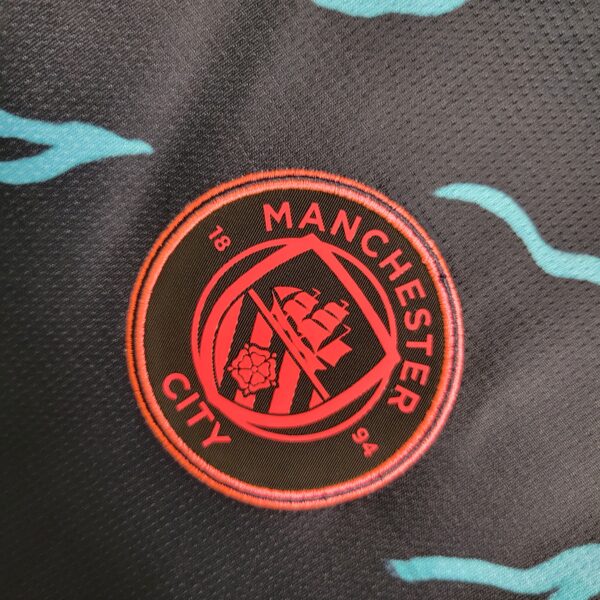 Camisola Manchester City Alternativa Manga Longa 23/24 - Image 2