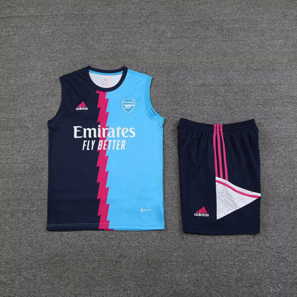 Conjunto Arsenal Azul/Rosa 23/24 - Image 3