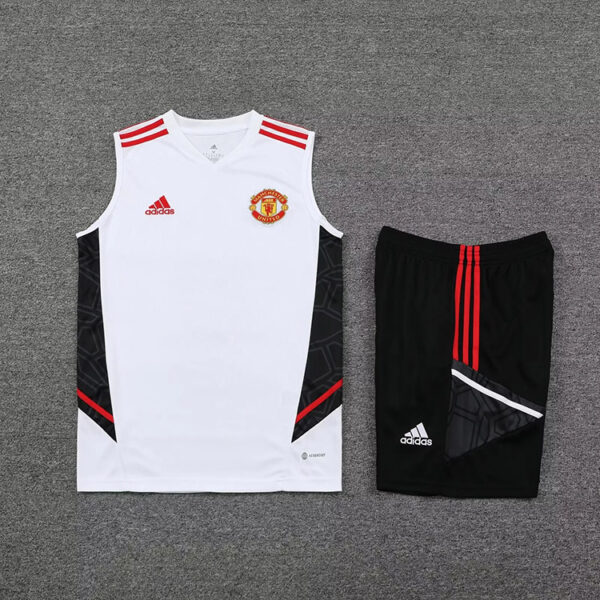 Conjunto Manchester United Branco 22/23 - Image 3